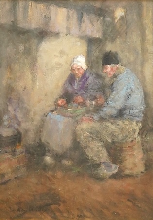 Dudley Hardy (1865-1922), 'After Work', signed lower left, watercolour, 34 x 24cm